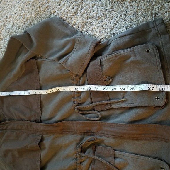 Eddie Bauer womens brown military parka NEW - Picture 2 of 4